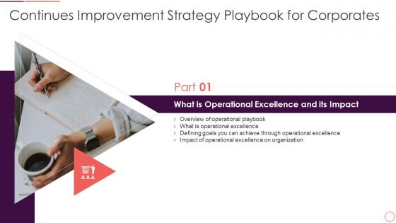 Continues Improvement Strategy Playbook Ppt Topic