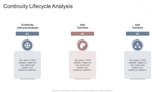 Continuity Lifecycle Analysis In Powerpoint And Google Slides Cpb
