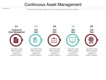 Continuous asset management ppt powerpoint presentation pictures shapes cpb