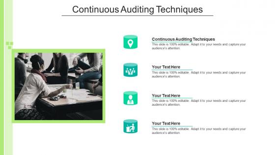 Continuous auditing techniques ppt powerpoint presentation styles images cpb