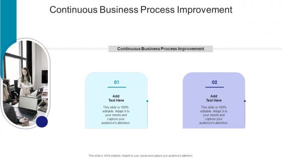 Continuous Business Process Improvement In Powerpoint And Google Slides Cpb