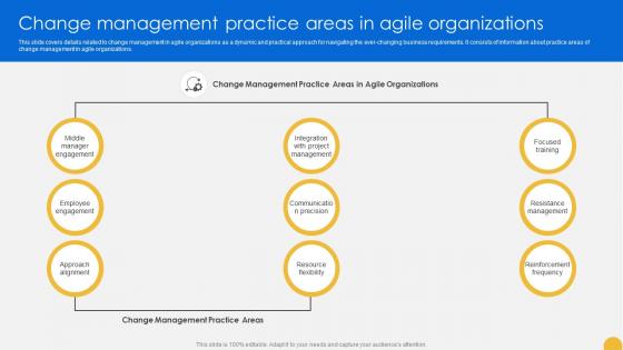 Continuous Change Management Change Management Practice Areas CM SS V