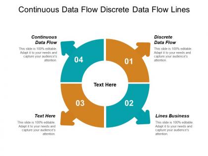 Continuous data flow discrete data flow lines business cpb