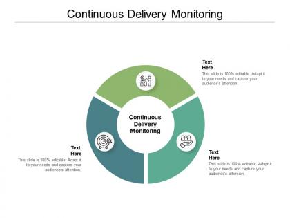 Continuous delivery monitoring ppt powerpoint presentation ideas graphics template cpb