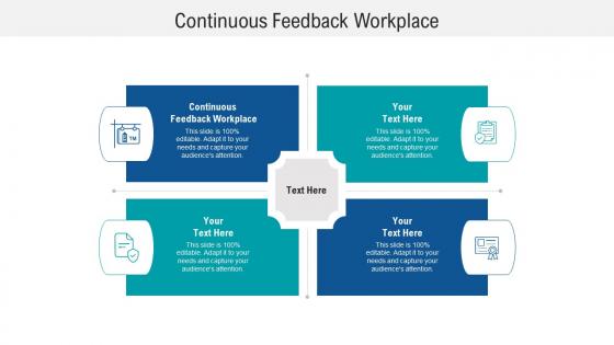 Continuous feedback workplace ppt powerpoint presentation ideas inspiration cpb