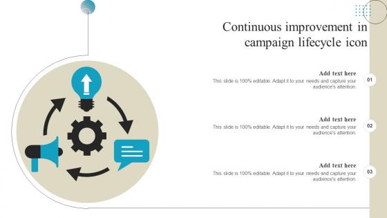 Continuous Improvement In Campaign Lifecycle Icon