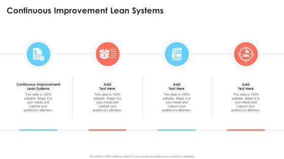 Continuous Improvement Lean Systems In Powerpoint And Google Slides Cpb