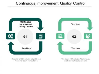 Continuous improvement quality control ppt powerpoint presentation slides download cpb