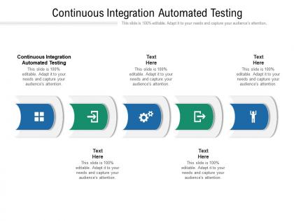 Continuous integration automated testing ppt powerpoint presentation file guidelines cpb