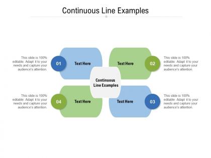 Continuous line examples ppt powerpoint presentation icon demonstration cpb