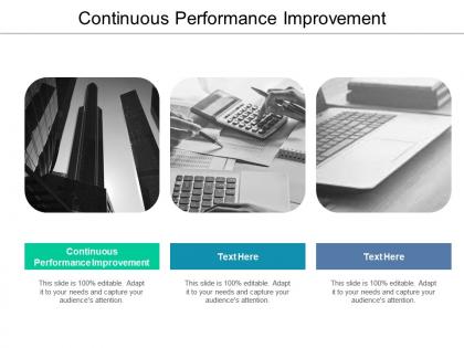 Continuous performance improvement ppt powerpoint presentation icon objects cpb