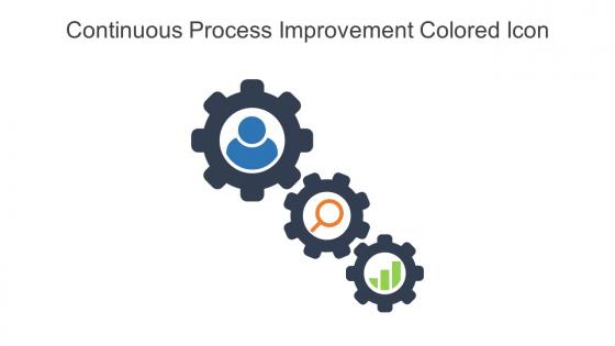 Continuous Process Improvement Colored Icon In Powerpoint Pptx Png And Editable Eps Format