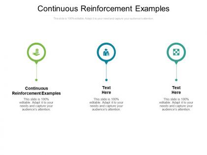 Continuous reinforcement examples ppt powerpoint presentation icon information cpb