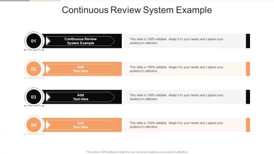 Continuous Review System Example In Powerpoint And Google Slides Cpb