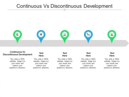Continuous vs discontinuous development ppt powerpoint presentation infographic cpb