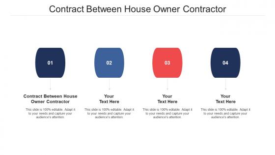 Contract between house owner contractor ppt powerpoint presentation outline cpb