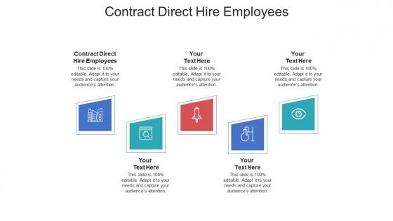 Contract direct hire employees ppt powerpoint presentation pictures background designs cpb