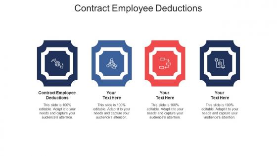 Contract employee deductions ppt powerpoint presentation infographics layouts cpb