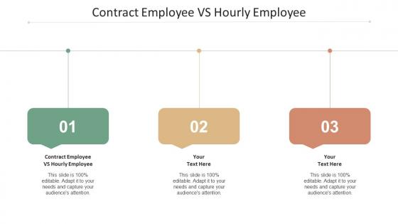 Contract Employee Vs Hourly Employee Ppt Powerpoint Presentation Professional Background Image Cpb