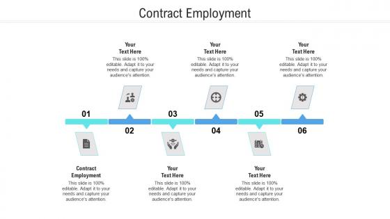 Contract employment ppt powerpoint presentation summary deck cpb