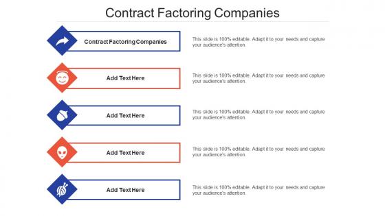 Contract Factoring Companies In Powerpoint And Google Slides Cpb