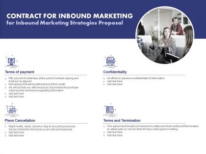 Contract for inbound marketing for inbound marketing strategies proposal