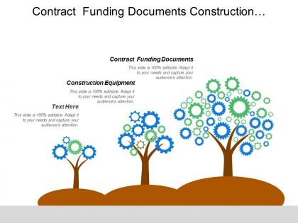 Contract funding documents construction equipment construction project management