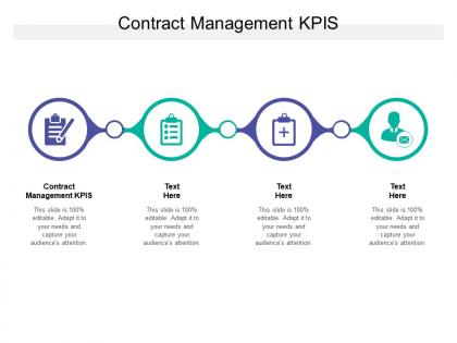 Contract management kpis ppt powerpoint presentation file pictures cpb