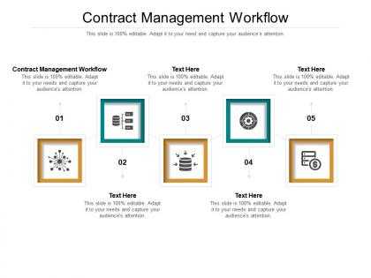 Contract management workflow ppt powerpoint presentation inspiration graphics cpb
