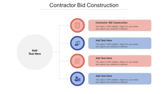 Contractor Bid Construction Ppt Powerpoint Presentation Icon Themes Cpb