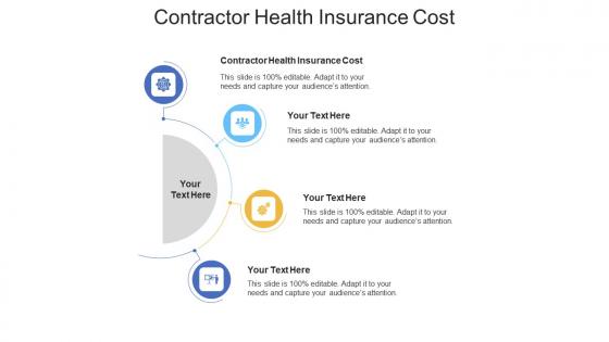 Contractor health insurance cost ppt powerpoint presentation icon introduction cpb
