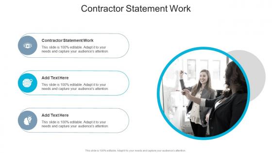 Contractor Statement Work In Powerpoint And Google Slides Cpb