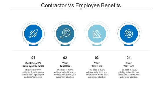 Contractor vs employee benefits ppt powerpoint presentation portfolio gallery cpb