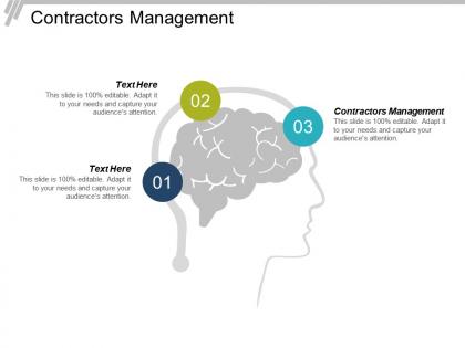 Contractors management ppt powerpoint presentation infographic template outline cpb