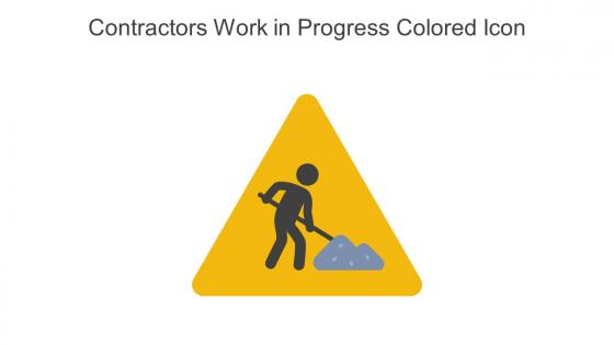 Contractors Work In Progress Colored Icon In Powerpoint Pptx Png And Editable Eps Format