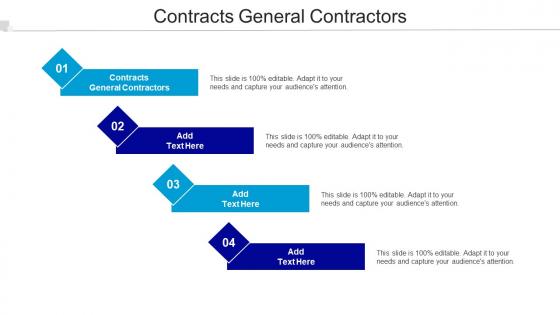 Contracts General Contractors Ppt Powerpoint Presentation Gallery Structure Cpb