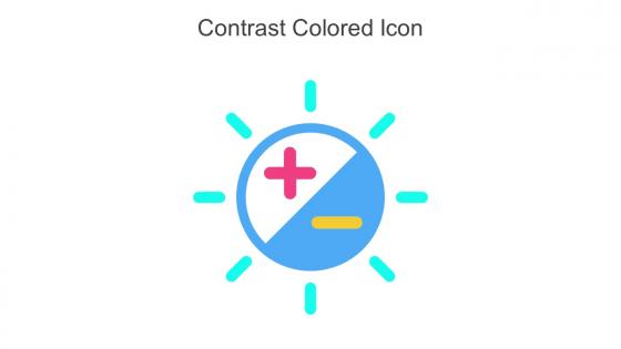 Contrast Colored Icon In Powerpoint Pptx Png And Editable Eps Format