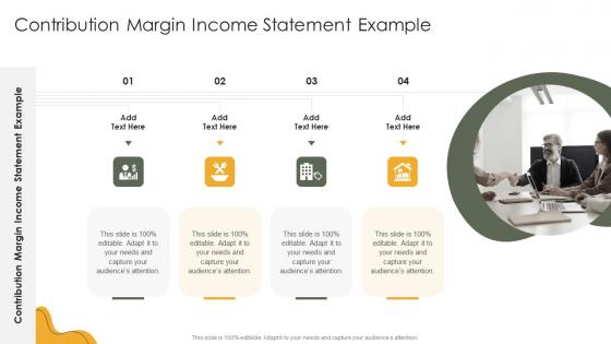 Contribution Margin Income Statement Example In Powerpoint And Google Slides Cpb