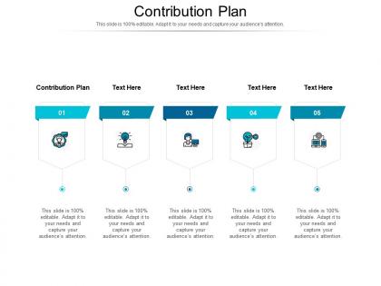 Contribution plan ppt powerpoint presentation infographics samples cpb