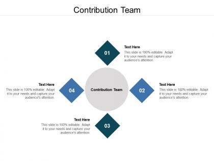 Contribution team ppt powerpoint presentation inspiration picture cpb