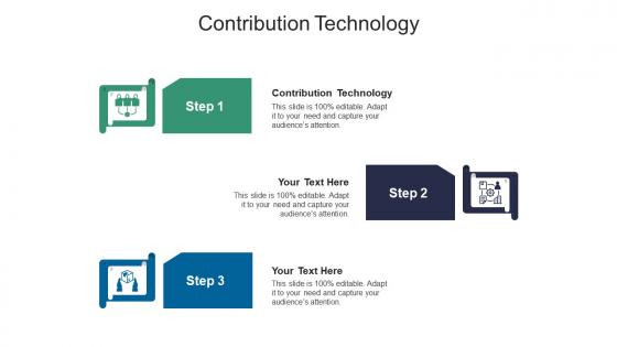 Contribution technology ppt powerpoint presentation infographic template demonstration cpb