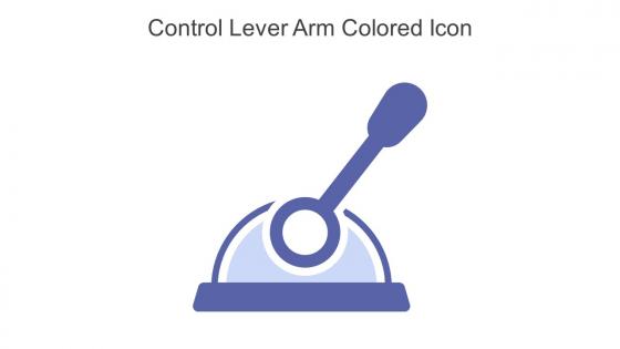 Control Lever Arm Colored Icon In Powerpoint Pptx Png And Editable Eps Format