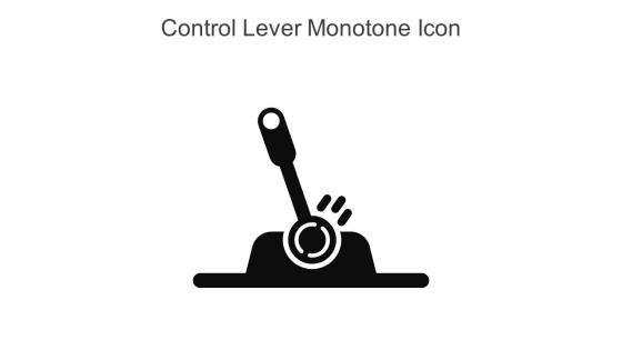 Control Lever Monotone Icon In Powerpoint Pptx Png And Editable Eps Format
