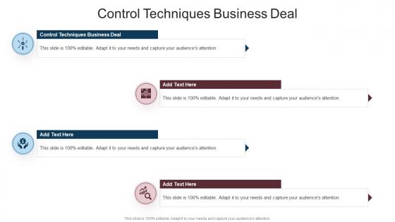 Control Techniques Business Deal In Powerpoint And Google Slides Cpb