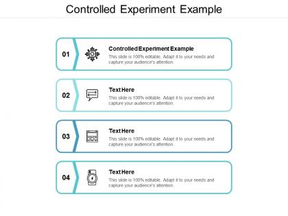 Controlled experiment example ppt powerpoint presentation gallery vector cpb