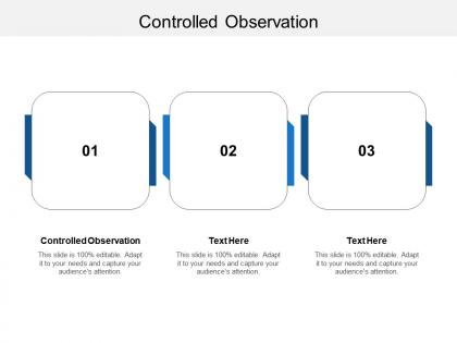Controlled observation ppt powerpoint presentation icon layout ideas cpb