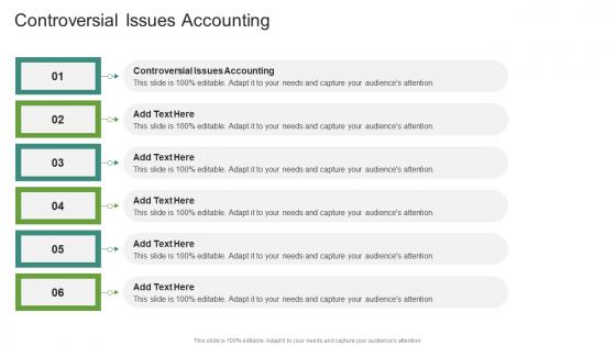 Controversial Issues Accounting In Powerpoint And Google Slides Cpb