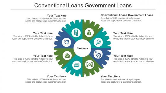 Conventional loans government loans ppt powerpoint presentation gallery graphics download cpb