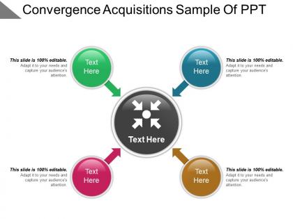 Convergence acquisitions sample of ppt