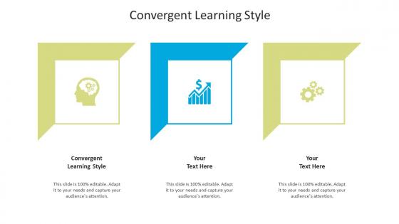 Convergent learning style ppt powerpoint presentation file grid cpb